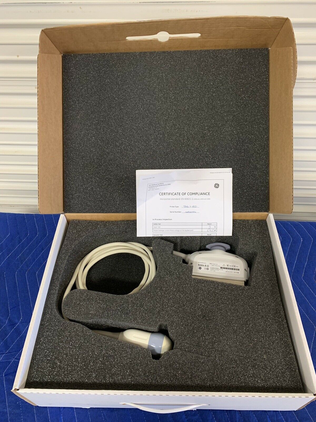 Ge Probe Rack GE RAB4-8-D Curved Array Probe