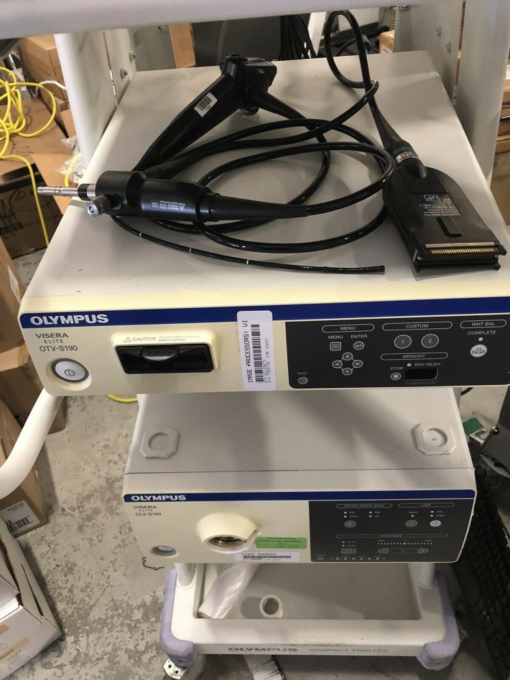 Philips Rigid Scope Light Source Olympus OTV-S190 VISERA ELITE Video Processor